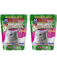 Odorless Micro 2 Aylık Ekonomik Set 2x3,8 L Kedi Kumu