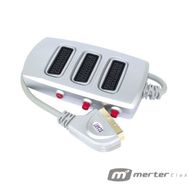 OEM Scart Dağıtıcı 3'lü Silver Butonlu
