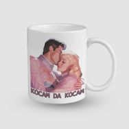 Offo Barbie Evreninden Kocam da Kocam Esprili Beyaz 300 ml Bardak Kupa