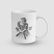 Offo Beauty With Beast Tasarımlı Beyaz 300 ml Bardak Kupa