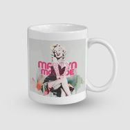 Offo Efsane Sarışın Marilyn Monroe Tasarımlı Beyaz 300 ml Bardak Kupa