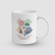 Offo Hogwarts Tasarımlı Beyaz 300 ml Bardak Kupa