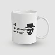 Offo I'm Not a Danger Yazılı Breaking Bad Temalı Beyaz 300 ml Bardak Kupa