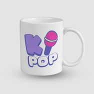 Offo K-Pop Mikrofonlu Beyaz 300 ml Bardak Kupa