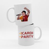 Offo No Icardi No Party Çift Taraflı Tasarımlı Beyaz 300 ml Bardak Kupa