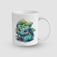 Offo Pokemon Evreninden Balbazar Tasarımlı Beyaz 300 ml Bardak Kupa