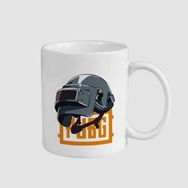 Offo Pubg Oyunu Kask Figürlü Beyaz 300 ml Bardak Kupa