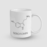 Offo Serotonin Formülü Tasarımlı Beyaz 300 ml Bardak Kupa