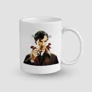 Offo Sherlock Tasarımlı Beyaz 300 ml Bardak Kupa