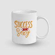 Offo Success Is Sexy Tasarımlı Beyaz 300 ml Bardak Kupa