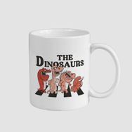 Offo The Dinosaurs Tasarımlı Beyaz 300 ml Bardak Kupa