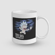 Offo Tiny Rick Tasarımlı Beyaz 300 ml Bardak Kupa