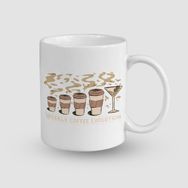 Offo Weekly Coffee Temalı Beyaz 300 ml Bardak Kupa