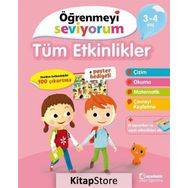 Öğrenmeyi Seviyorum Tüm Etkinlikler 3-4 Yaş Kolektif Uçanbalık Yayınları