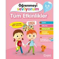 Öğrenmeyi Seviyorum Tüm Etkinlikler 3-4 Yaş - Tudem Yayıncılık