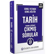 Öğreti Akademi 2024 KPSS Genel Yetenek Genel Kültür Tarih Tamamı Çözümlü Çıkmış Sorular Roman Boy