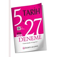 ÖĞRETİ AKADEMİ KPSS Genel Yetenek Genel Kültür 5x27 Tarih Deneme