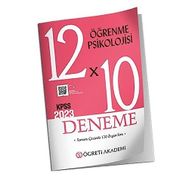 Öğreti Akademi Yayınları 2023 KPSS Öğrenme Psikolojisi 12x10 Deneme