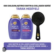 OGX 385 ML Biotin Collagen Dolgunlaştırıcı Şampuan + 385 ML Biotin Collagen Dolgunlaştırıcı Saç Kremi