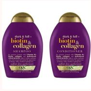 OGX Biotin & Collagen 385 ml Şampuan + 385 ml Saç Kremi