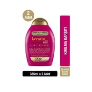 OGX Kırılma Karşıtı Keratin 2x385 ml Saç Kremi