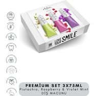 Ohlala Pistachio Raspberry Violet Mint Premium Set 3x75 ml Diş Macunu