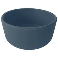 Oioi 1080010 Deep Blue Vakum Tabanlı Kapaklı Kase