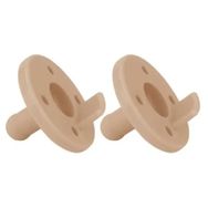 OiOi 2'li Emzix Premium Bubble Beige Silikon Emzik