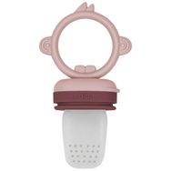 Oioi 6+ Ay Pembe Bordo Silikon Püre Meyve Ve Sebze Emziği