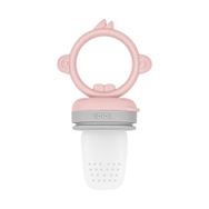 Oioi 6+ Ay Pembe Gri Silikon Püre Meyve ve Sebze Emziği