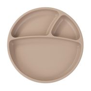 Oioi Porsiyon 6+ Ay Bubble Beige Vakum Tabanlı Silikon Tabak