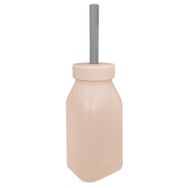 Oioi Silikon Bubble Beige Powder Grey Şişe ve Pipet