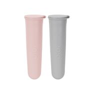 OiOi Silikon Dondurma Kalıbı 19,1x23x4,8 cm Pinky Pink / Powder Grey 6 ay+