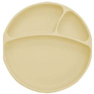 OiOi Vakum Tabanlı Porsiyon Mellow Yellow Silikon Tabak