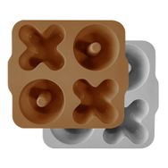 Oioi Woody Brown/Powder Grey Xoxo 2'li Muffin Kalıp