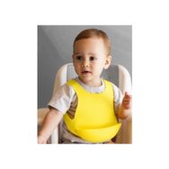 Oioi Yellow Mellow Silikon Mama Önlüğü