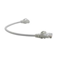 OJC CAT6 UTP 0.30 mt Beyaz 10'lu Paket Patch Cord Kablo