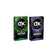 Okey 2 Adet Klasik & Rötar Sıcak Temas Sımsıkı Zirve 10'lu Karma Paket Prezervatif