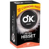Okey Ultra Hisset Çok İnce 20 Adet Prezervatif