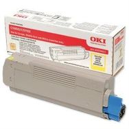 Oki C5550-43324441 Sarı Orjinal Toner