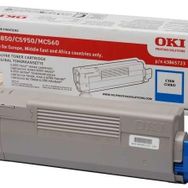 Oki C5850-43865743 Mavi Orjinal Toner