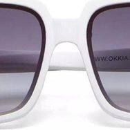 Okkia Alessia Beyaz Unisex Güneş Gözlüğü