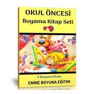 Okul Öncesi Boyama Kitap Seti 5 Kitap