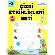 Okul Öncesi Çizgi Etkinlikleri Kitap Seti 4 Kitap Enine Boyuna Eğitim