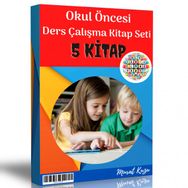 Okul Öncesi Ders Çalışma Kitap Seti 5 Kitap