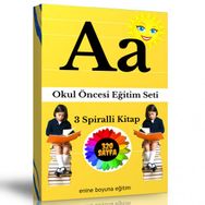 Okul Öncesi Eğitim Seti 320 Sayfalık 3 Spiralli Kitap