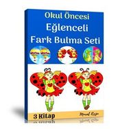 Okul Öncesi Eğlenceli Fark Bulma Kitap Seti 3 Fasikül Kitap