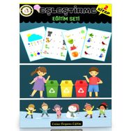 Okul Oncesi Eşleştirme Eğitim Seti 2 Kitap Enine Boyuna Eğitim