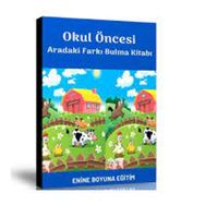 Okul Öncesi Farkı Bul ve Boyama Kitabı Enine Boyuna Eğitim
