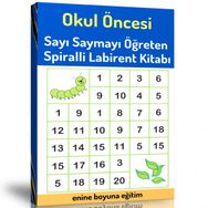 Okul Öncesi Sayı Saymayı Öğreten Labirent Kitabı